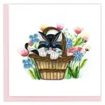 Quilling Card Black Kitten Quilled Card