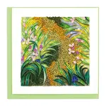 Quilling Card The Path Through the Irises- Monet- Artist Series