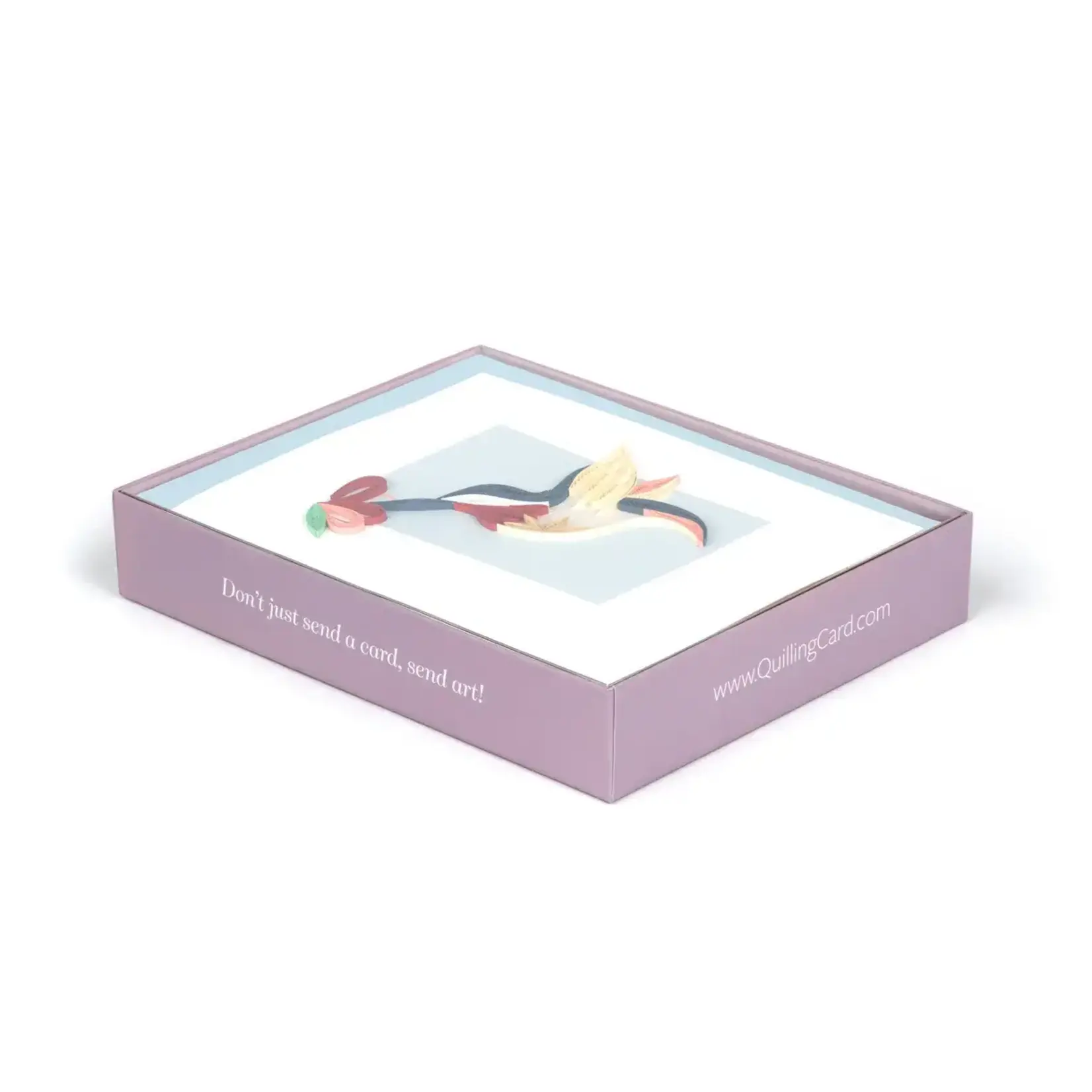 Quilling Card Decorative Birds Note Card Box Set- Quilled