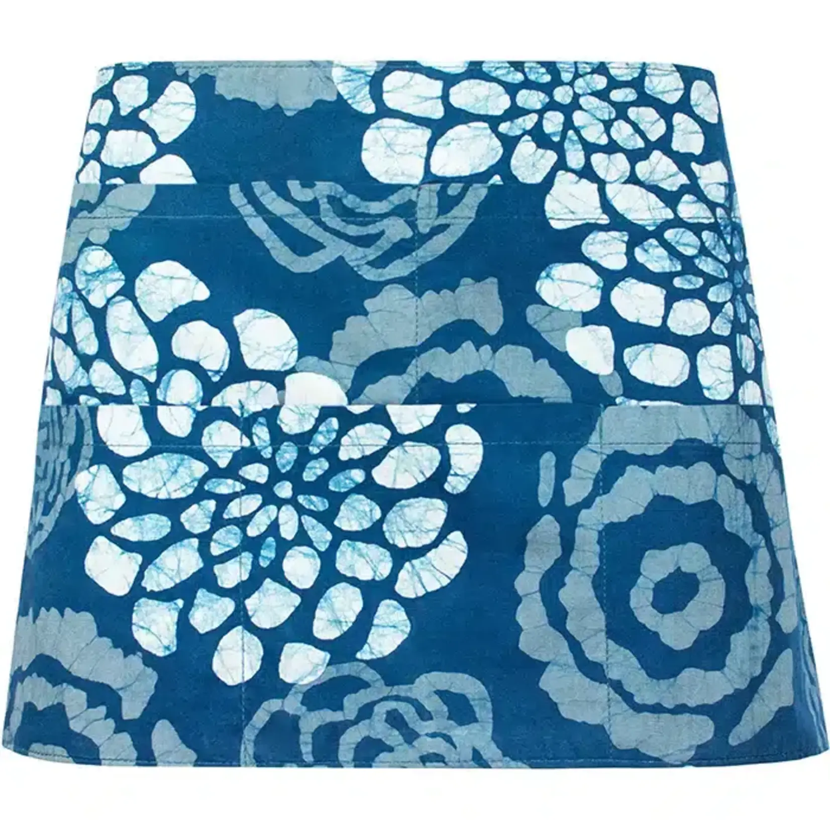 Global Mamas Apron Gardening: Blooms- Indigo- Organic