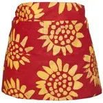 Global Mamas Apron Gardening: Sunflower- Red- Organic