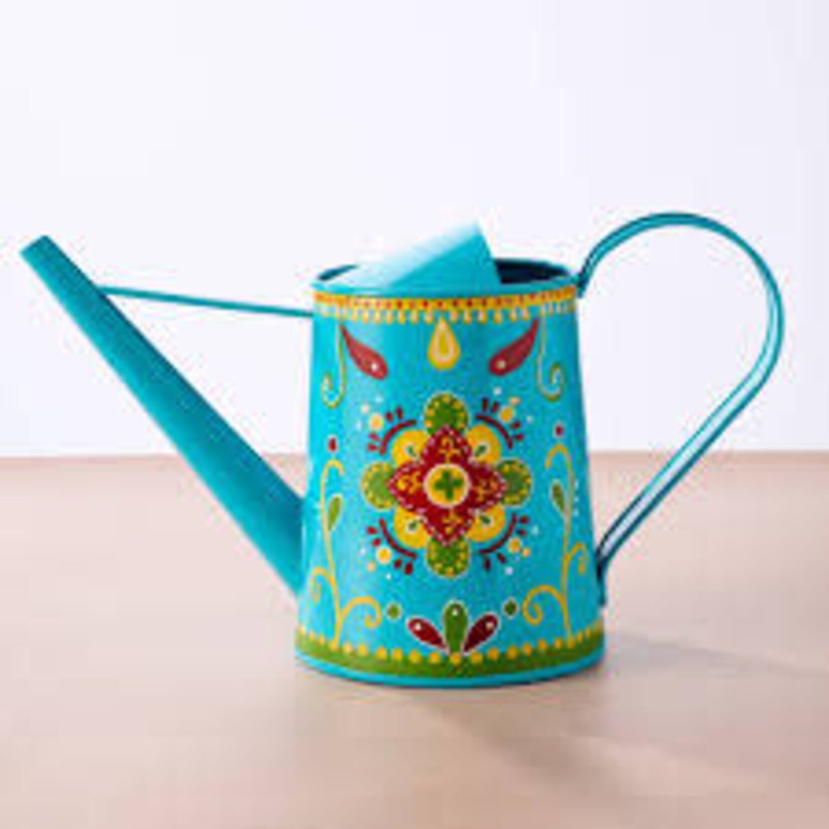 Ten Thousand Villages Modita Handpainted Watering Can