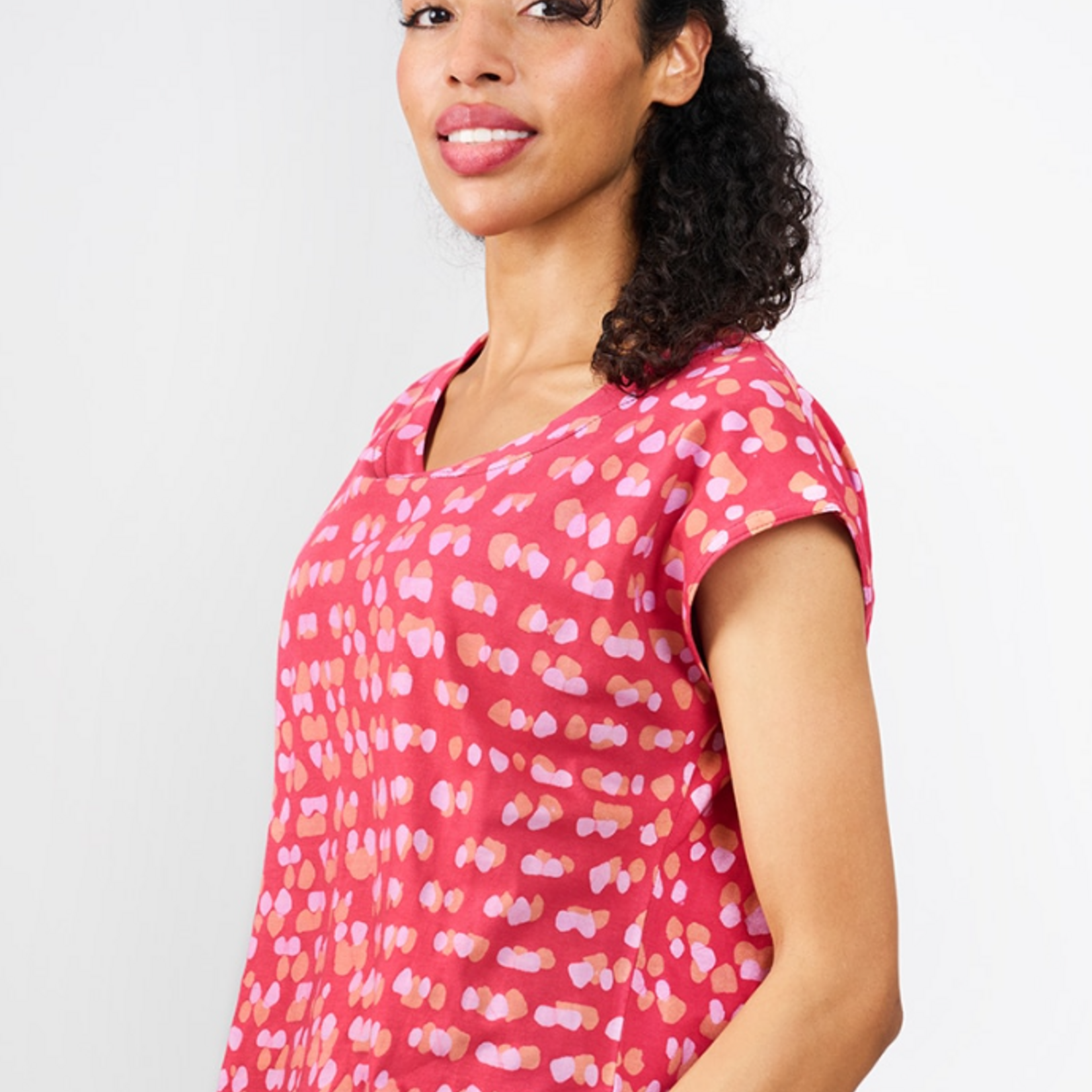 Global Mamas Knit Mesa Top: Code-Melon-Organic-L