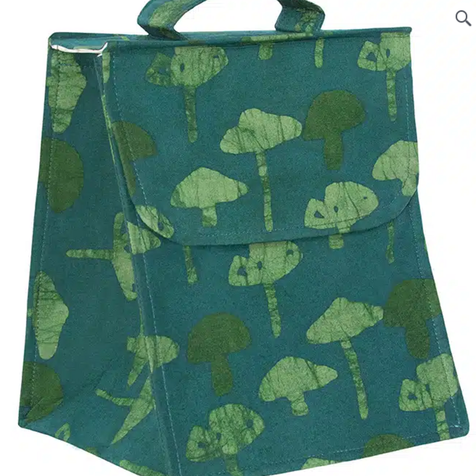 Global Mamas Lunch Bag: Mushrooms-Green-Organic