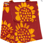 Global Mamas Lunch Bag: Sunflower-Red-Organic