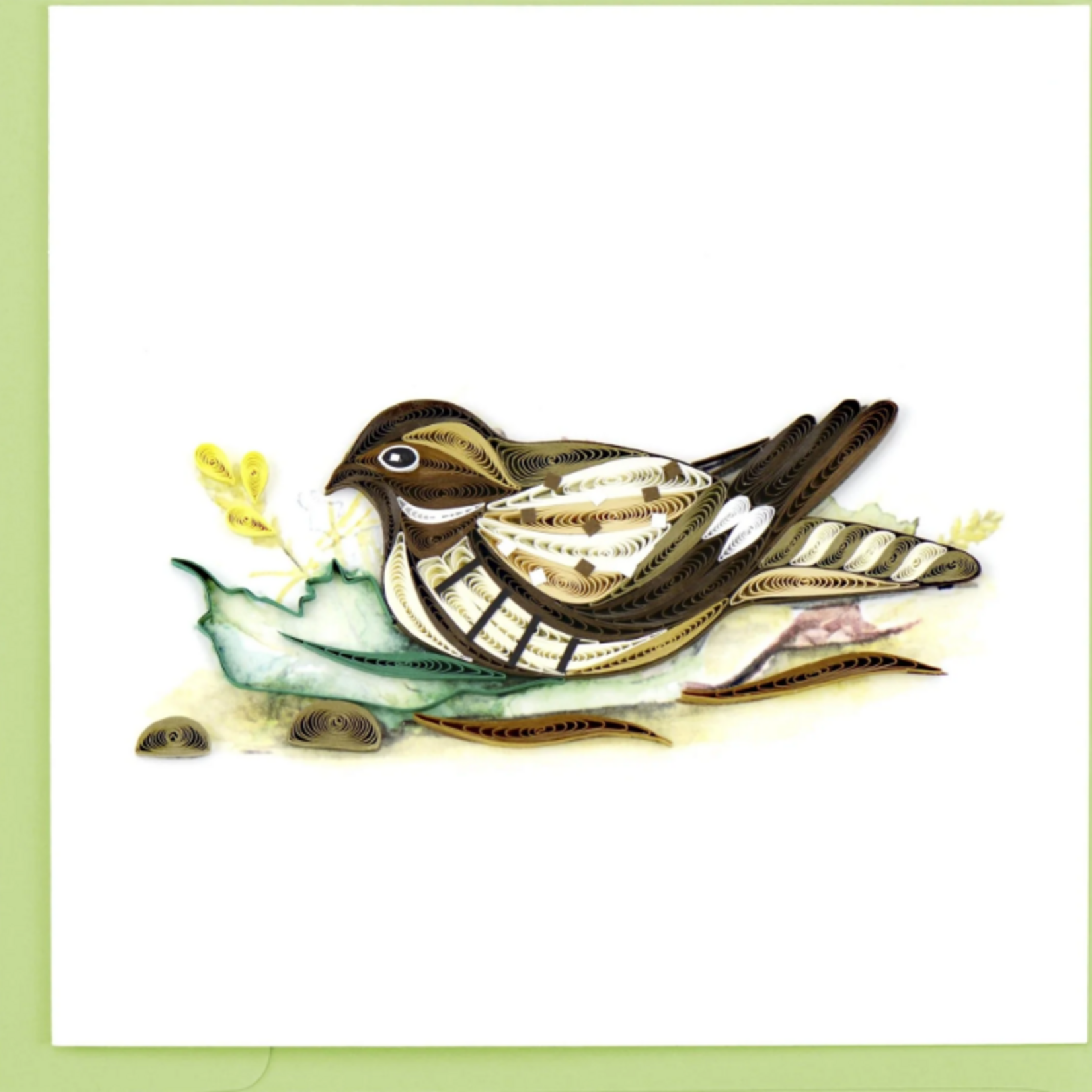 Quilling Card Nighthawk Quilled Card