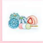 Quilling Card Japanese Desserts Quilled Card