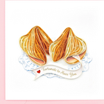 Quilling Card Love Fortune Cookies Quilled Card
