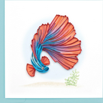 Quilling Card Betta Fish Quilled Card