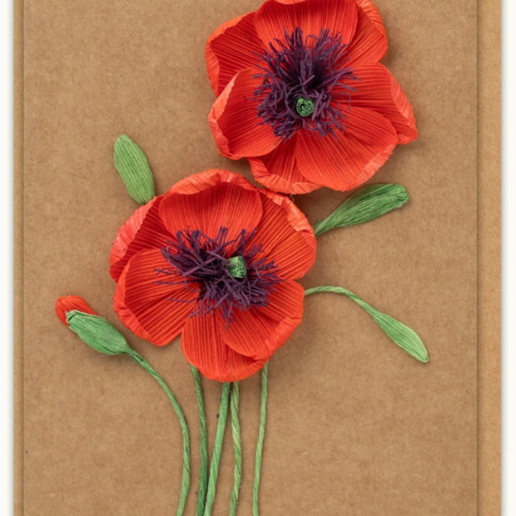 Quilling Card H&H Poppies Card