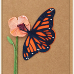 Quilling Card H&H Monarch Butterfly Card