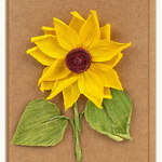 Quilling Card H&H Sunflower Card