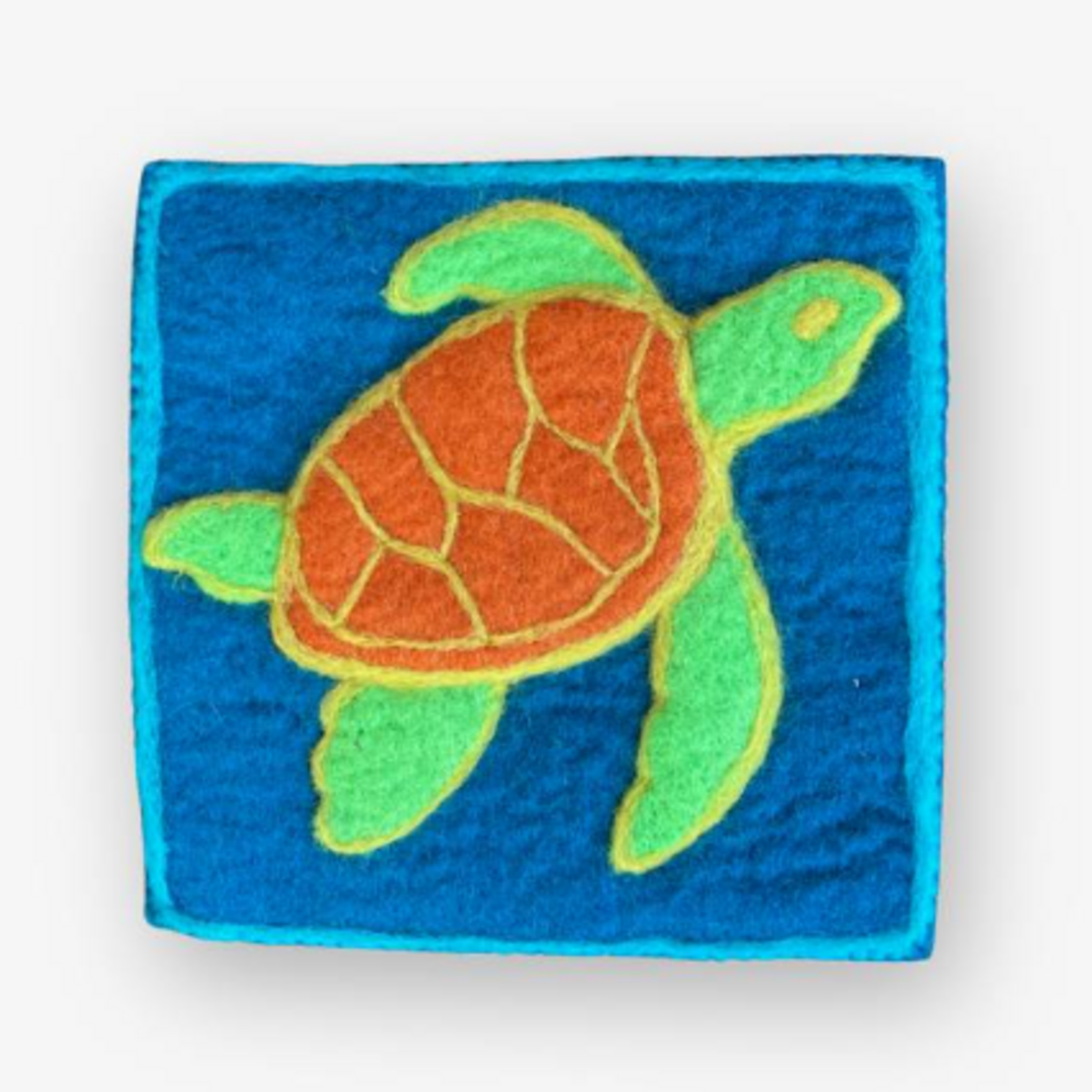 Ganesh Himal Hand Felted Sea Turtle Trivet/Potholder