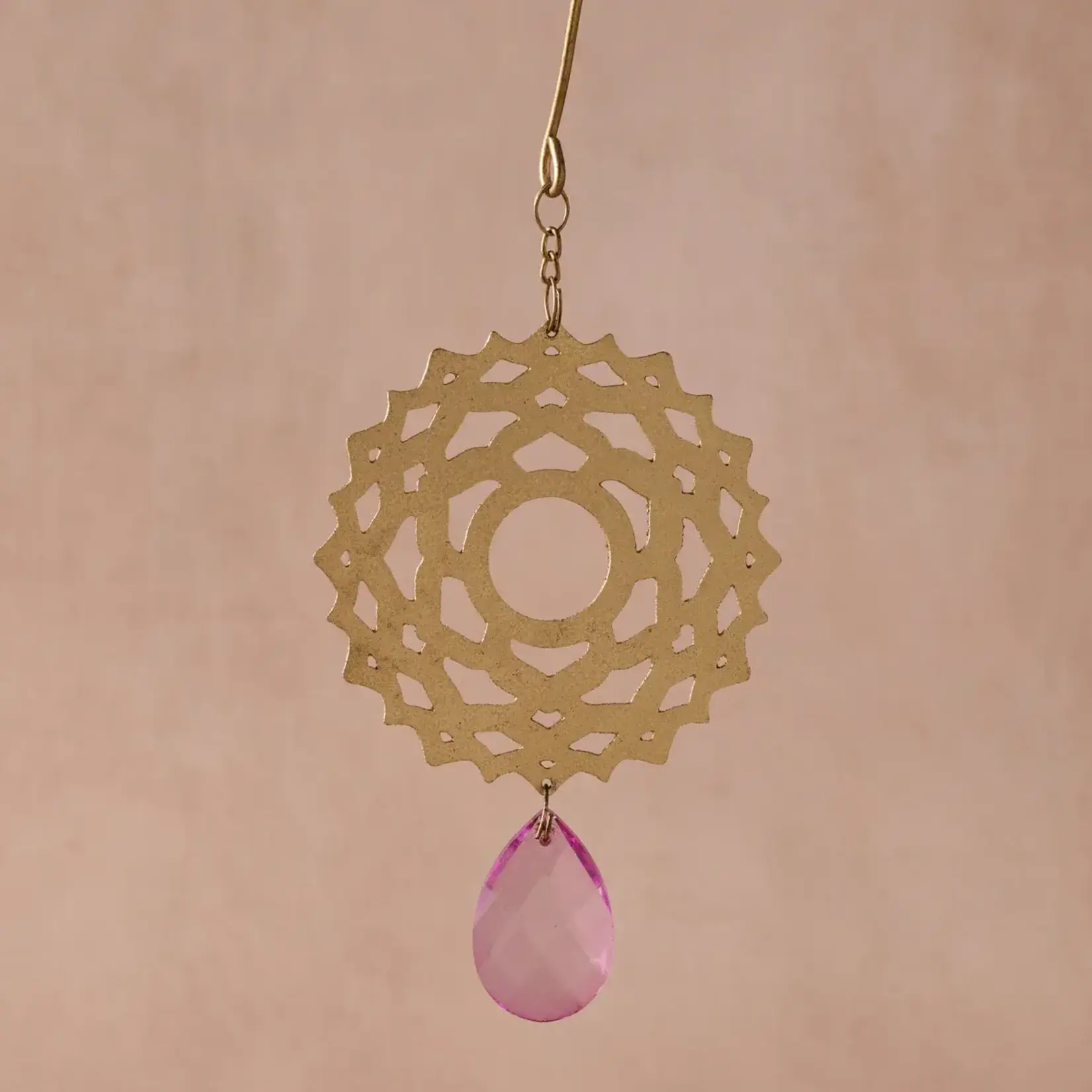 Ten Thousand Villages Aatma Crown Chakra Suncatcher
