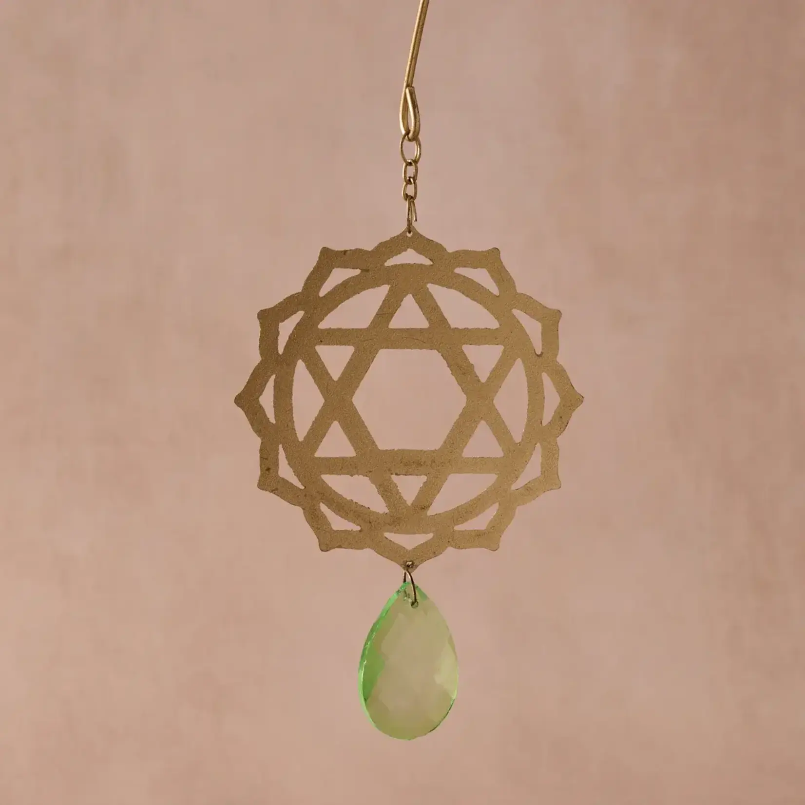 Ten Thousand Villages Aatma Heart Chakra Suncatcher