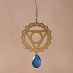 Ten Thousand Villages Aatma Throat Chakra Suncatcher