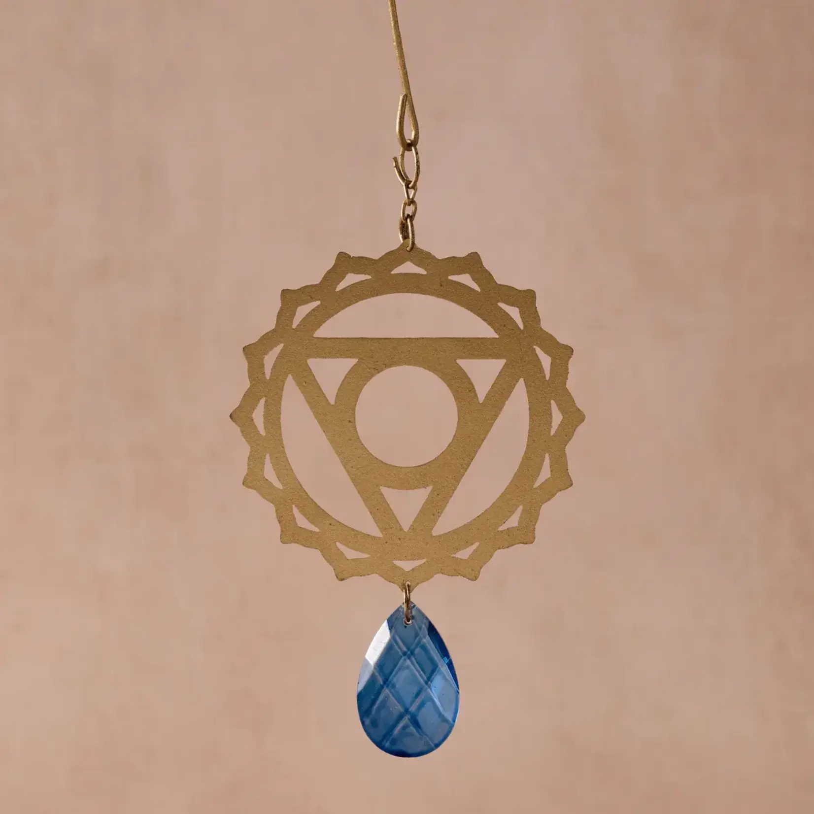 Ten Thousand Villages Aatma Throat Chakra Suncatcher