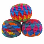 Unique Batik Crochet Ball Multicolor Hacky Sack