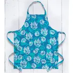 Global Mamas Apron Reversible: Coral- Teal-Organic