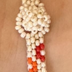 Unique Batik Rainbow Daisy Beaded Bracelet