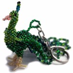 Unique Batik Assorted Deluxe Beaded Keychain-$16