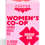 JusTea Hibiscus Glow Herbal Tea
