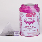 JusTea Purple Jasmine Tea Bag Tin