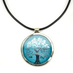 Minga Imports Sylvan Glass Necklace