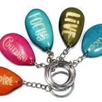 Minga Imports Seed of Wisdom Keychain
