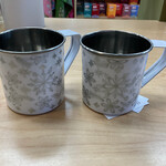 Serrv Snow Sparkle Kashmiri Mugs- Set of 2