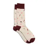 Conscious Step Socks that Give Books- Wine and Books- Medium