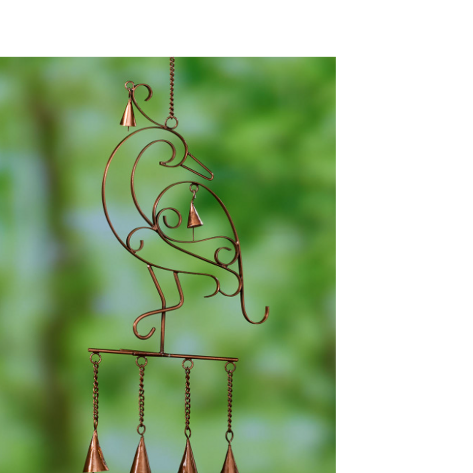 Serrv Standing Crane Wind Chime