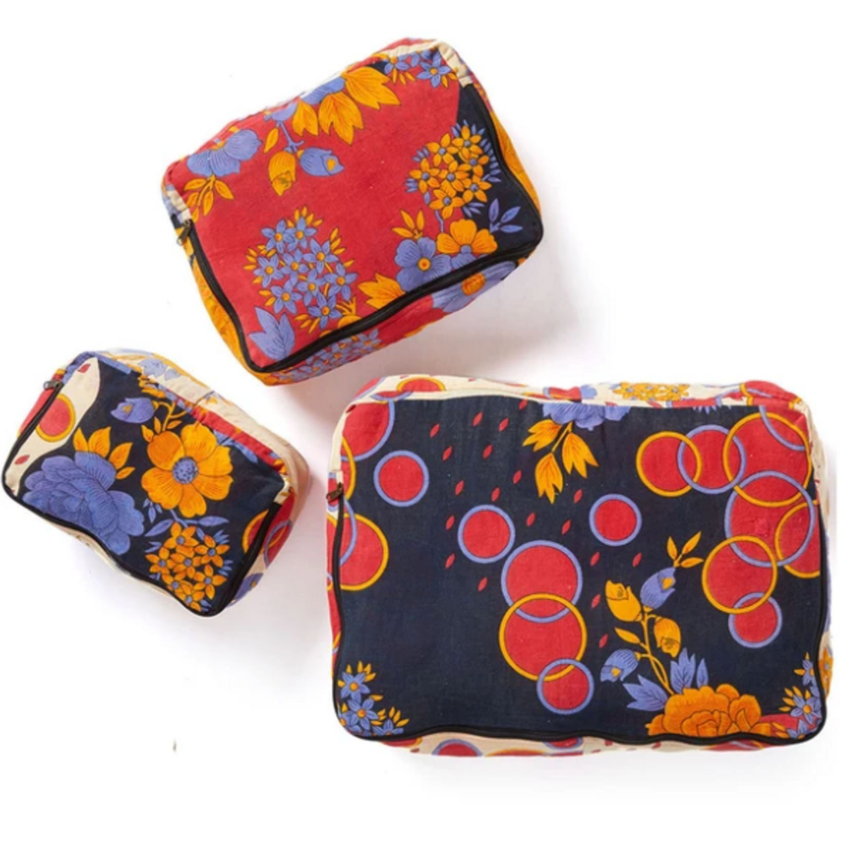 Serrv Upcycled Sari Packing Cubes
