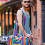 Ganesh Himal Cotton Bag- Rainbow