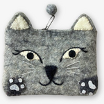 Ganesh Himal Cat Felt Coin Purse