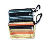 Ganesh Himal Cotton Stripe Camera Wristlet