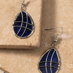Ten Thousand Villages Habi Capiz Teardrop Earrings