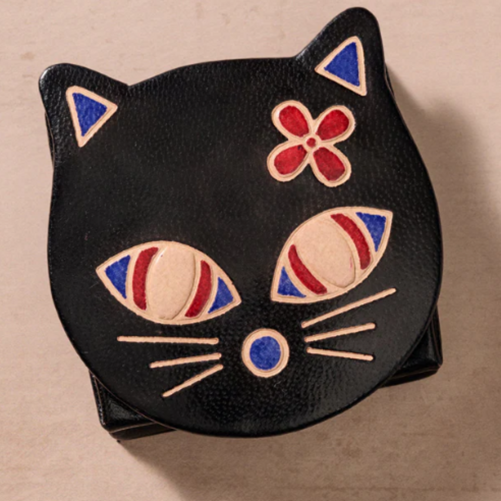 Ten Thousand Villages Sikka 25th Anniversary Kitty Coin Purse