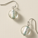 Ten Thousand Villages Gola Glass Bead Drop Earrings