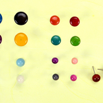 Minga Imports Tagua Stud Earrrings- Assorted