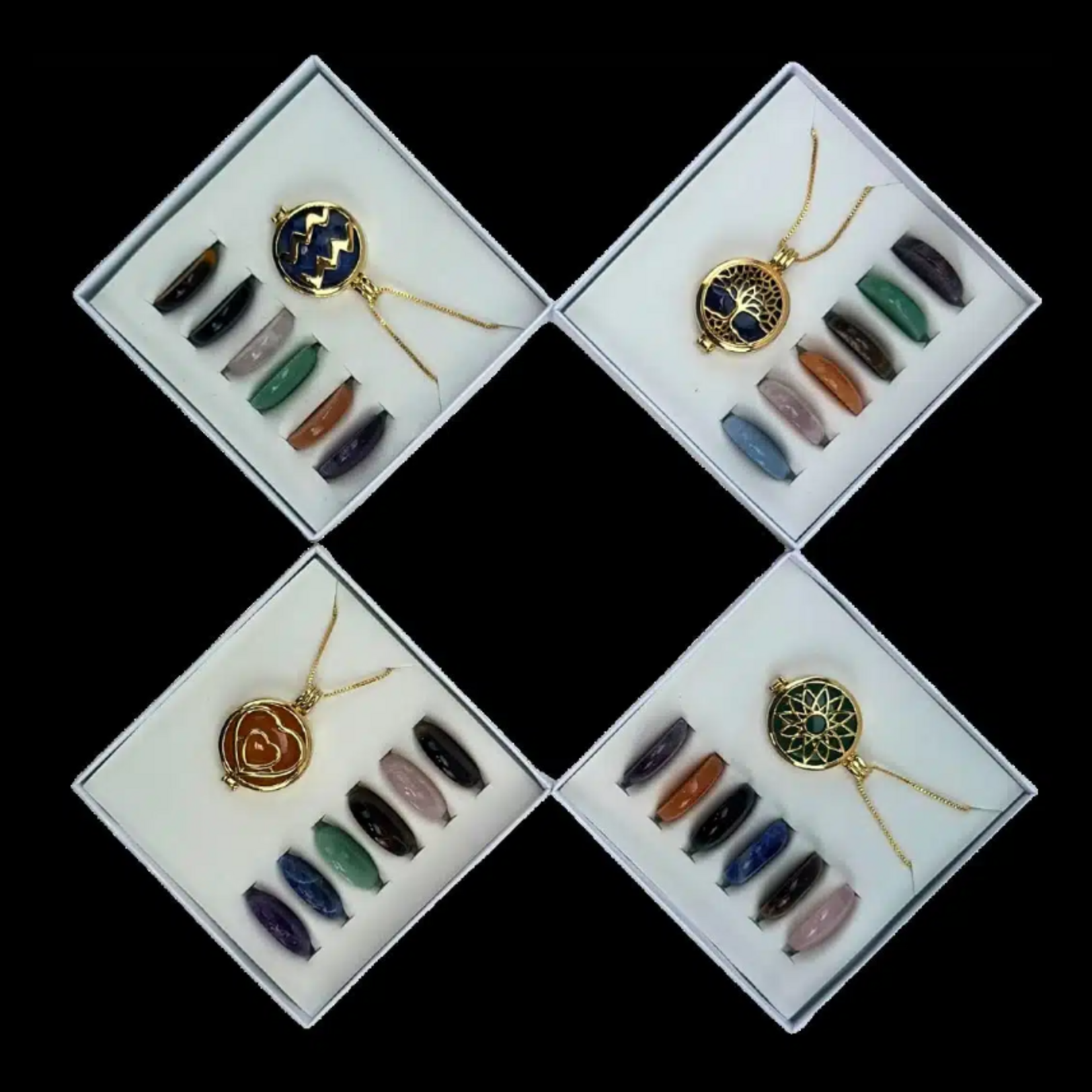 Minga Imports Match Your Mood 1" Charm Necklace- Assorted