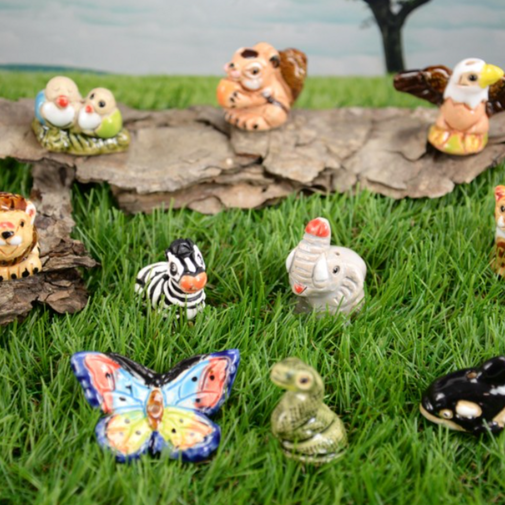 Minga Imports Ceramic Mini Critters- Assorted