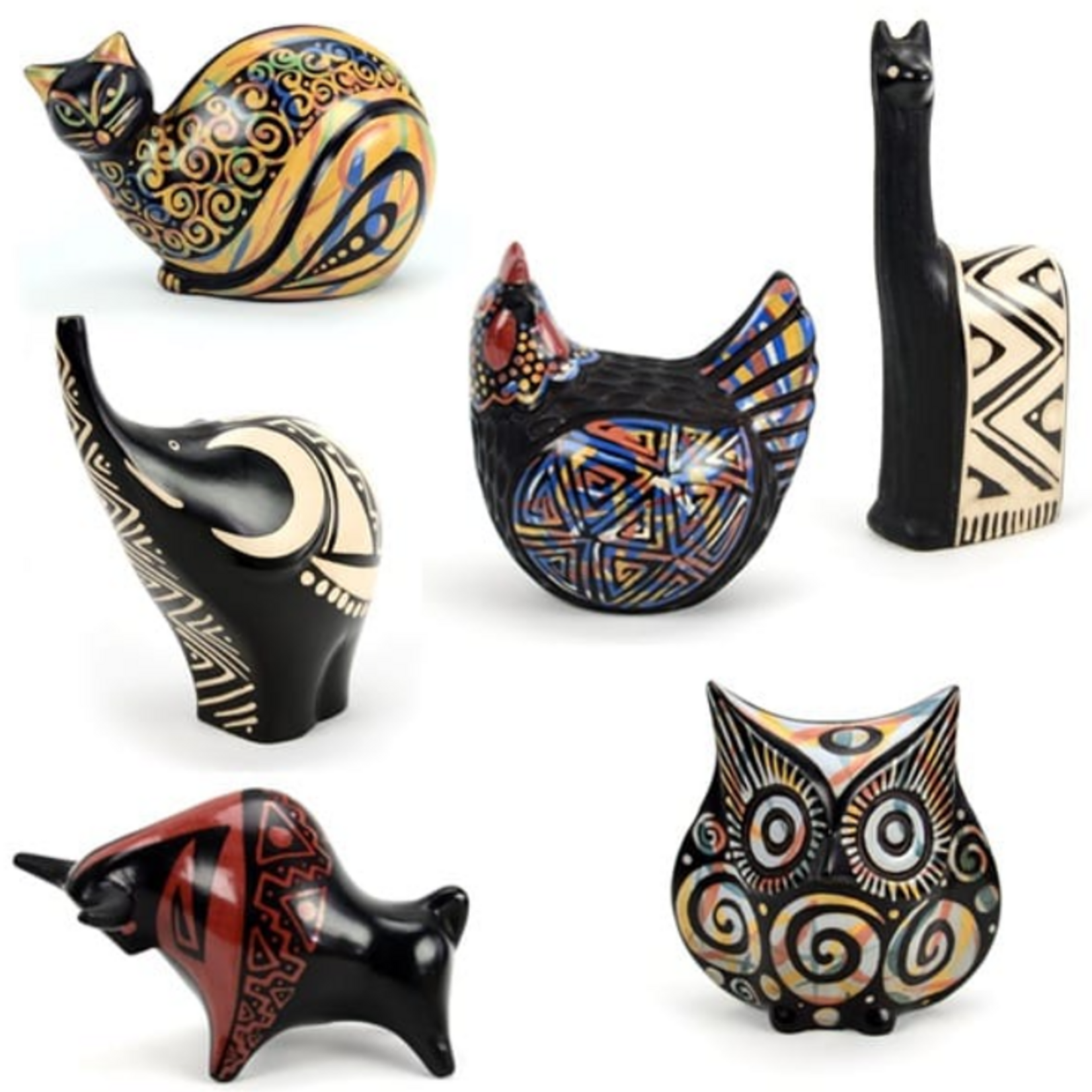 Minga Imports Large Chulucana-Assorted