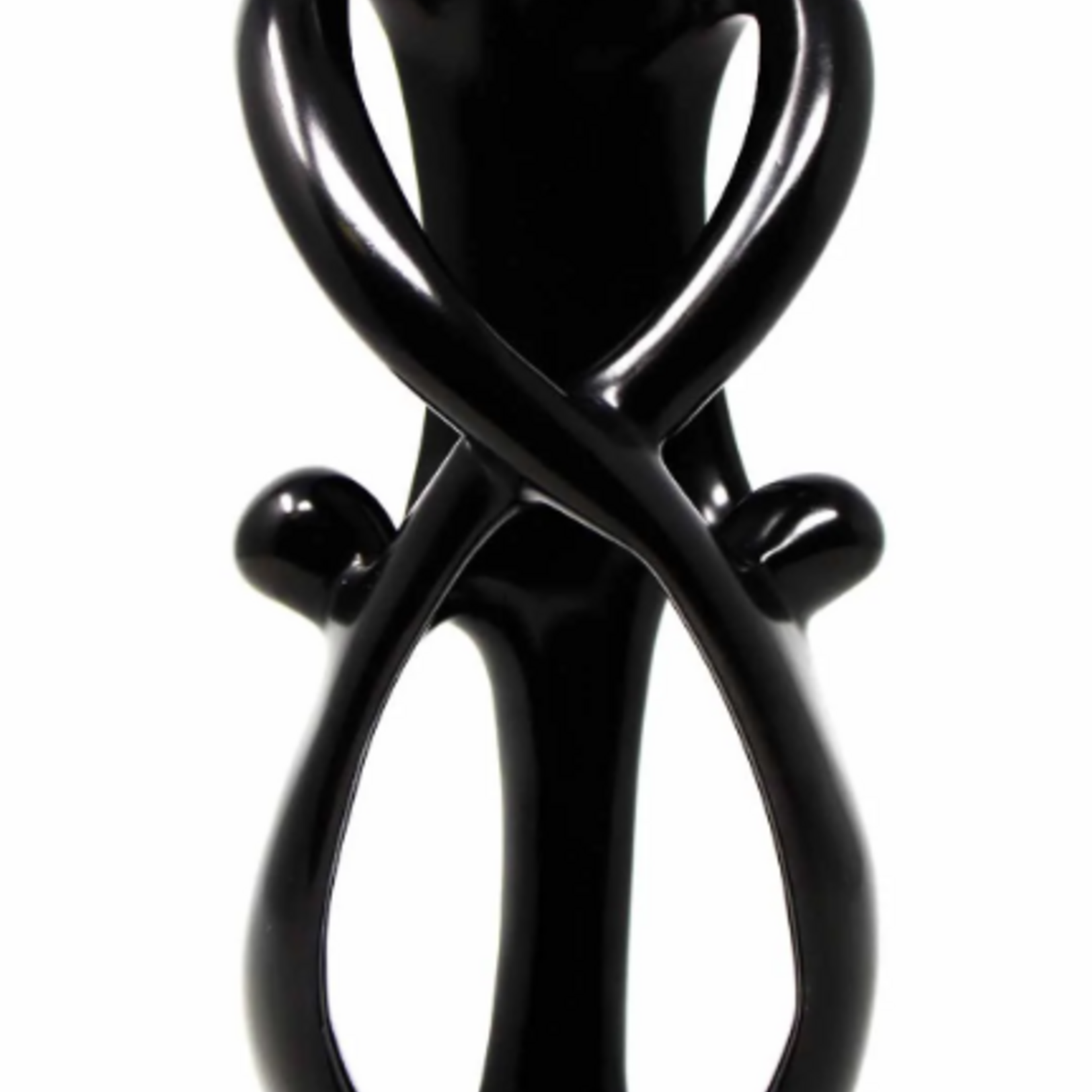 Global Crafts Family- 2 Parent 1 Child-10 inch- Black Stone
