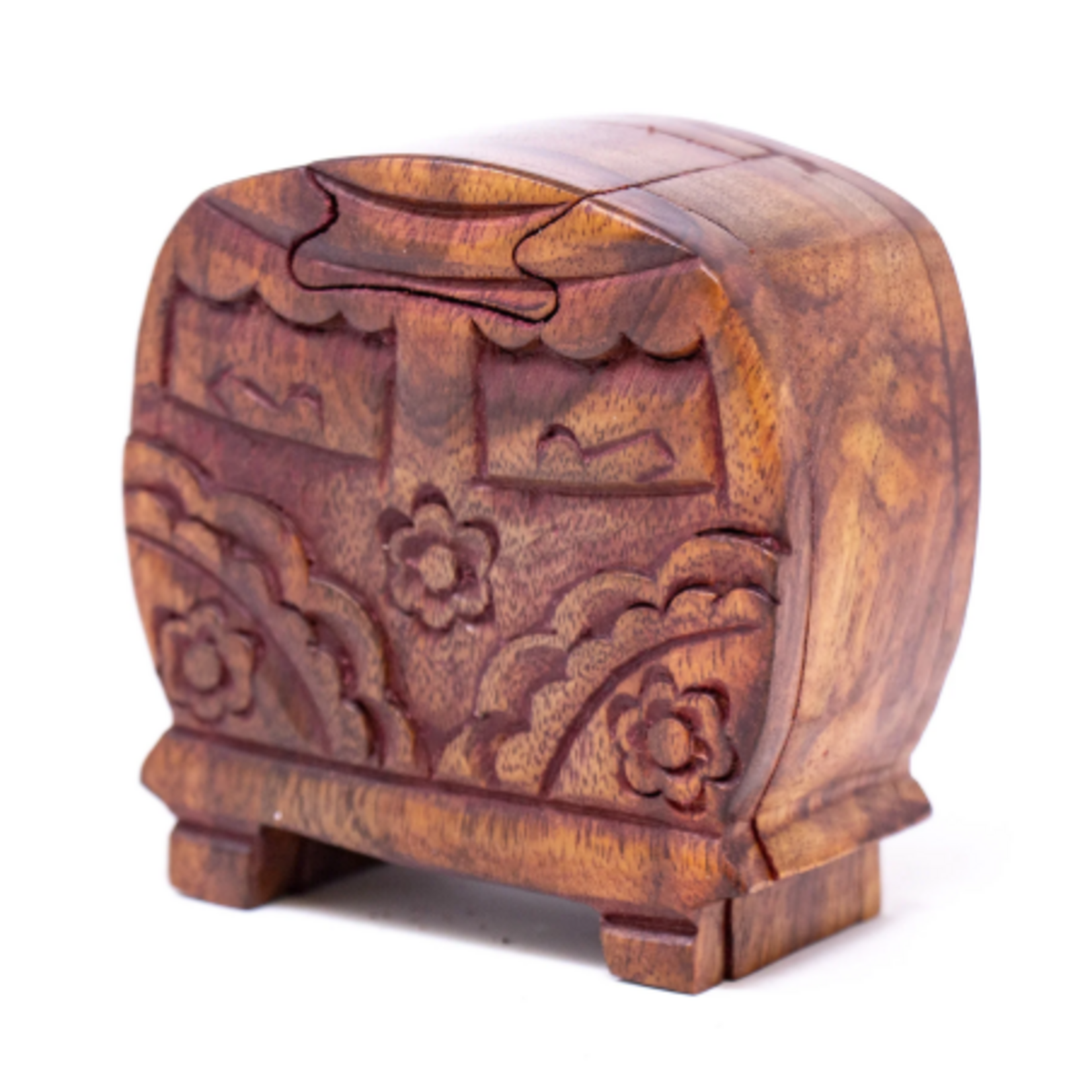Global Crafts Sheesham Wood Camper Puzzle Box