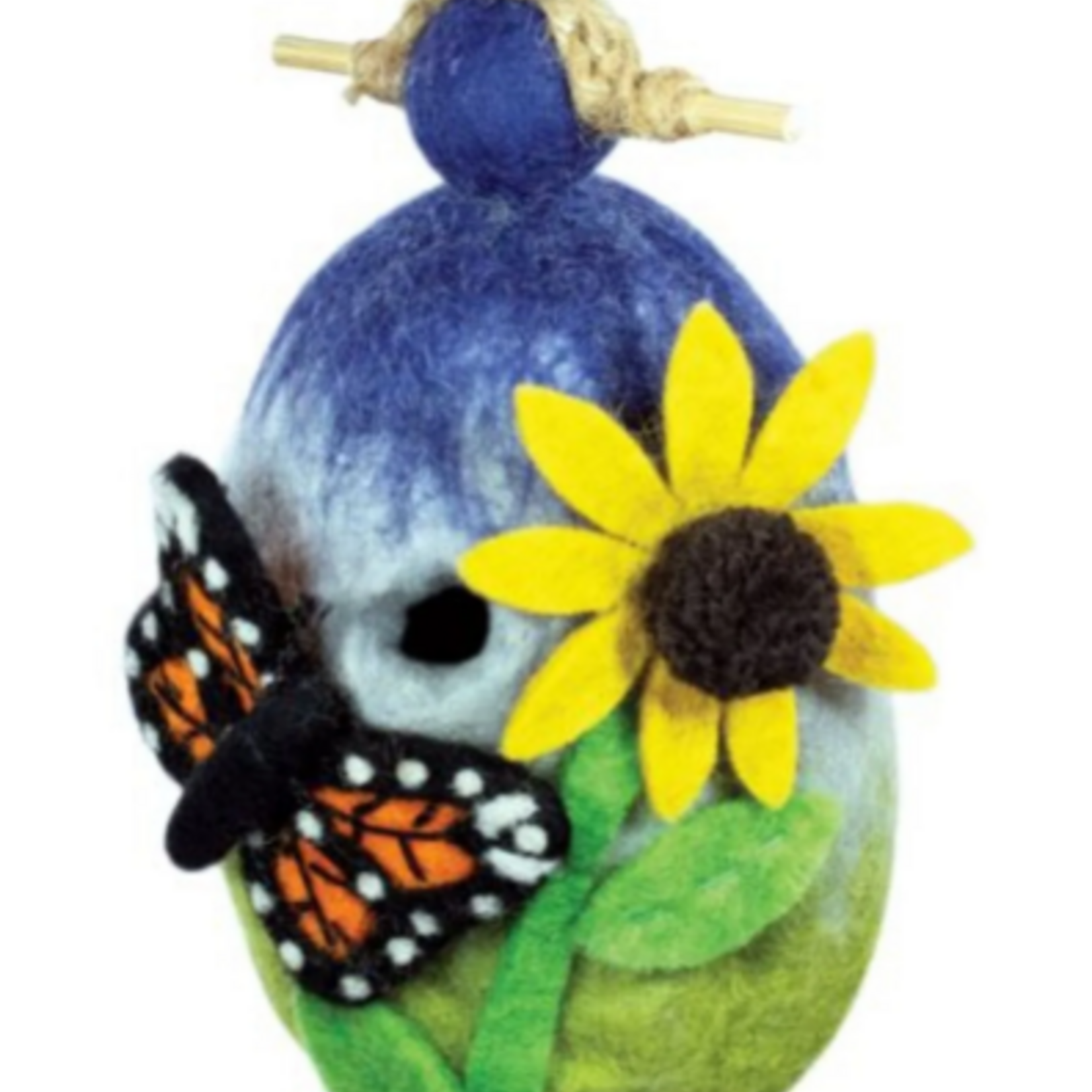 Global Crafts Felt Birdhouse-Assorted