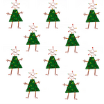 Global Crafts Dancing Girl Christmas Tree Pins