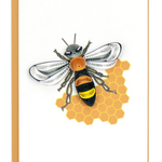 Quilling Card Honey Bee Quilled Gift Enclosure Card