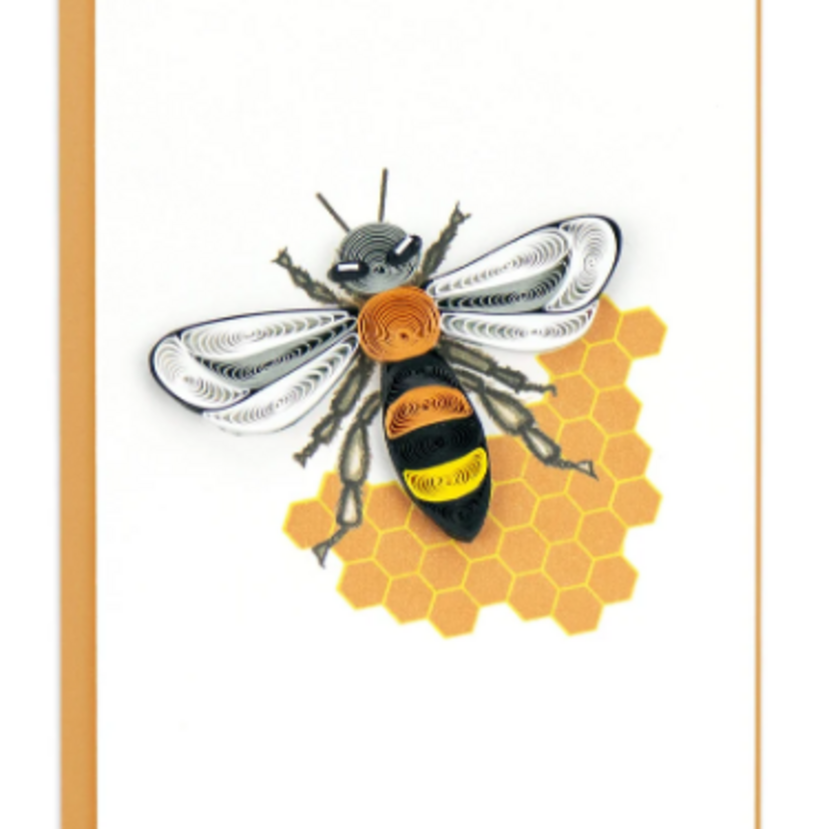 Quilling Card Honey Bee Quilled Gift Enclosure Card