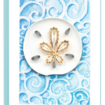 Quilling Card Quilled Sand Dollar Gift Enclosure Card